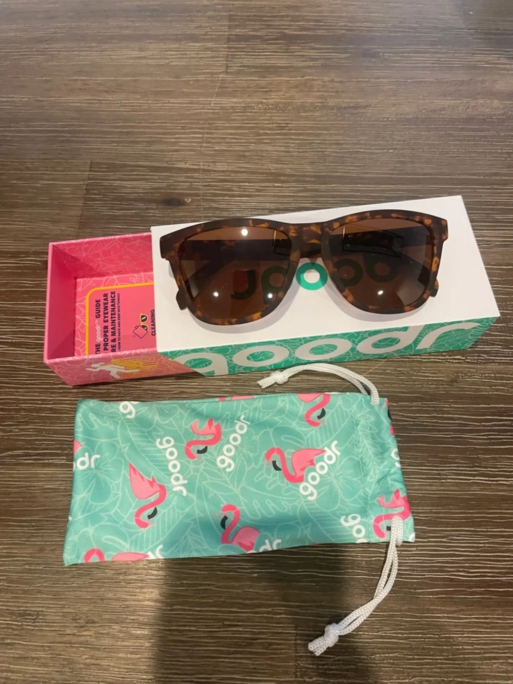 Goodr Unisex Brown Tortoise Sunglasses Brand New Bosley’s Basset Hound Dreams - Picture 1 of 3